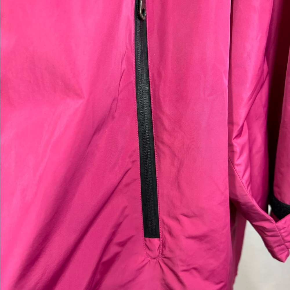 DKNY Donna Karan New York Water Resistant Swing Raincoat Magenta Pink Size S - Picture 11 of 14